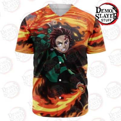 Demon Slayer Baseball Jersey #08 Xs - Aop