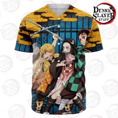 Demon Slayer Baseball Jersey #14 Xs - Aop