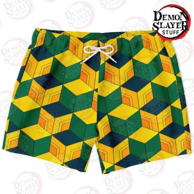 Demon Slayer Swim Trunks #04 Xs Men - Aop