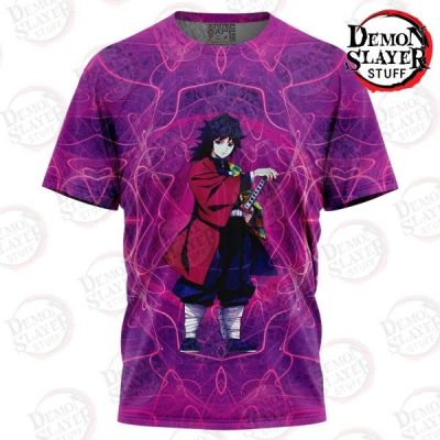 Vector Glow Tanjiro Demon Slayer T-Shirt