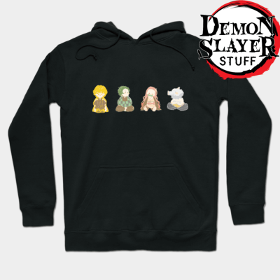 Demon Slayer - Kimetsu No Yaiba Hoodie Black / S