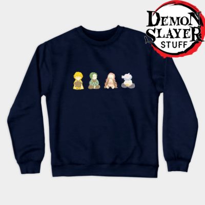 Demon Slayer - Kimetsu No Yaiba Sweatshirt Navy Blue / S