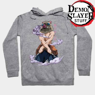 Hashibira Inosuke Hoodie Gray / S