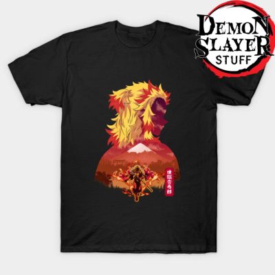 Kyojuro Rengoku T-Shirt Black / S