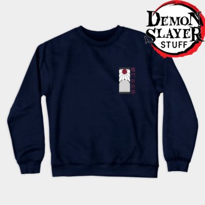 Tanjiro Earring Sweatshirt Navy Blue / S