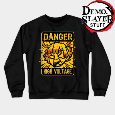 Zenitsu Agatsuma High Voltage Sweatshirt Black / S