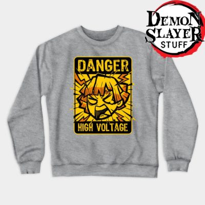 Zenitsu Agatsuma High Voltage Sweatshirt Gray / S